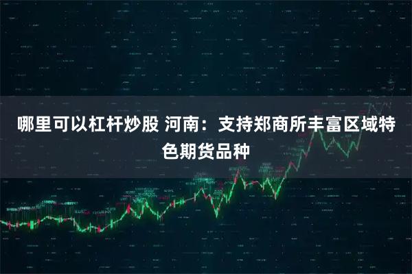 哪里可以杠杆炒股 河南：支持郑商所丰富区域特色期货品种